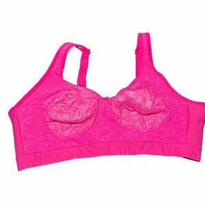 Lane Bryan Cacique Bra Womens SZ 42DD Unlined FullCoverage No Wire Pink